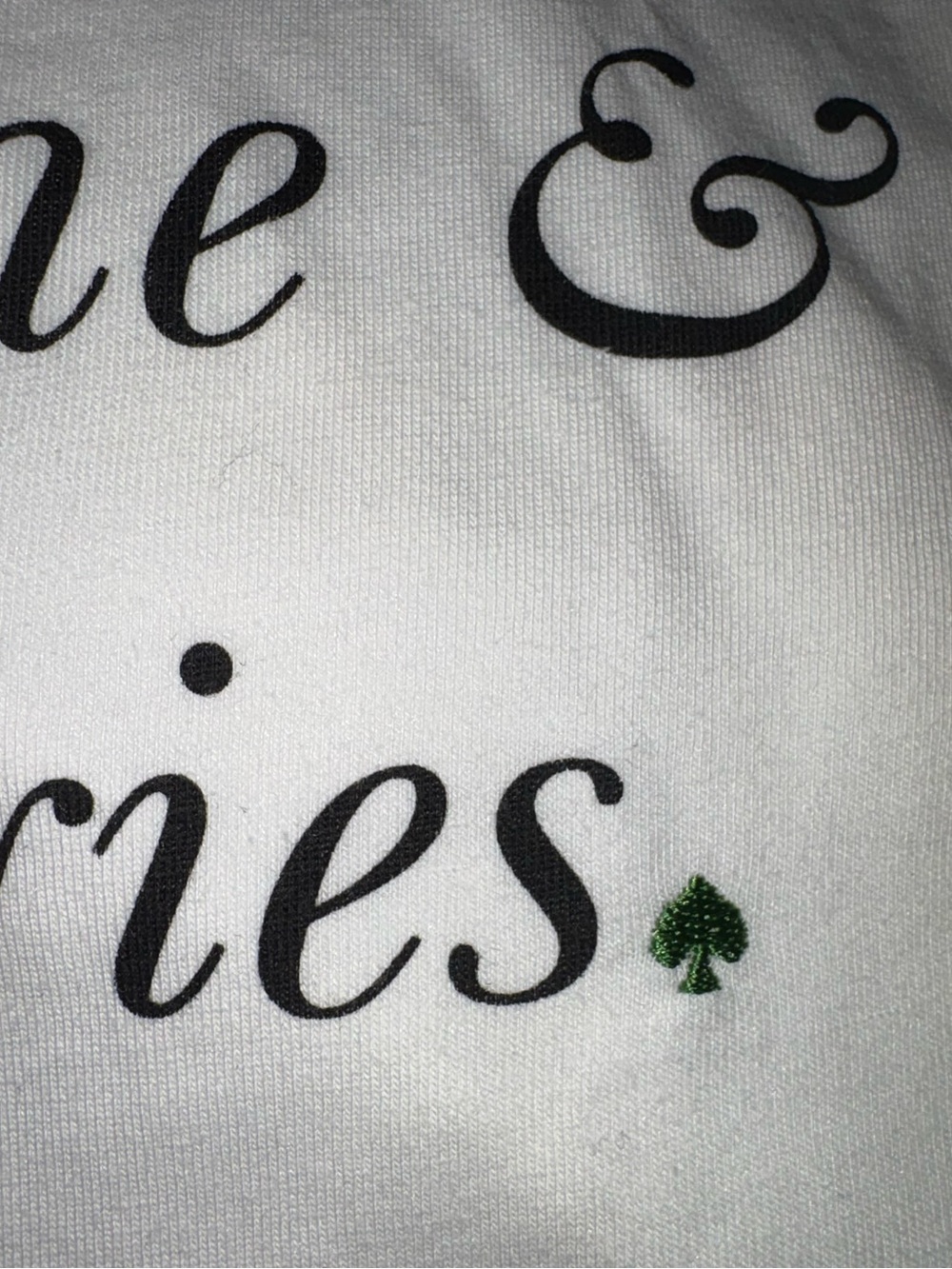 NWT Kate Spade x Target Champagne & French Fries Tee XL SOLD OUT Ltd Edn - Picture 7 of 7